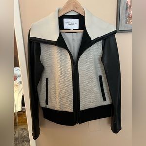 Derek Lam IOC Athleta Wool and Leather Jacket